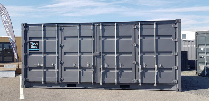 CONTENEDOR MARITIMO , 20 PIES LADO ABIERTO SECO "SHOP-BOX"
