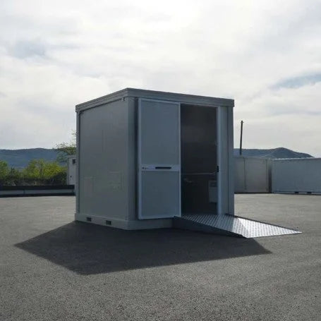 Nuevo bloque sanitario PMR con WC, ducha y lavabo PMR