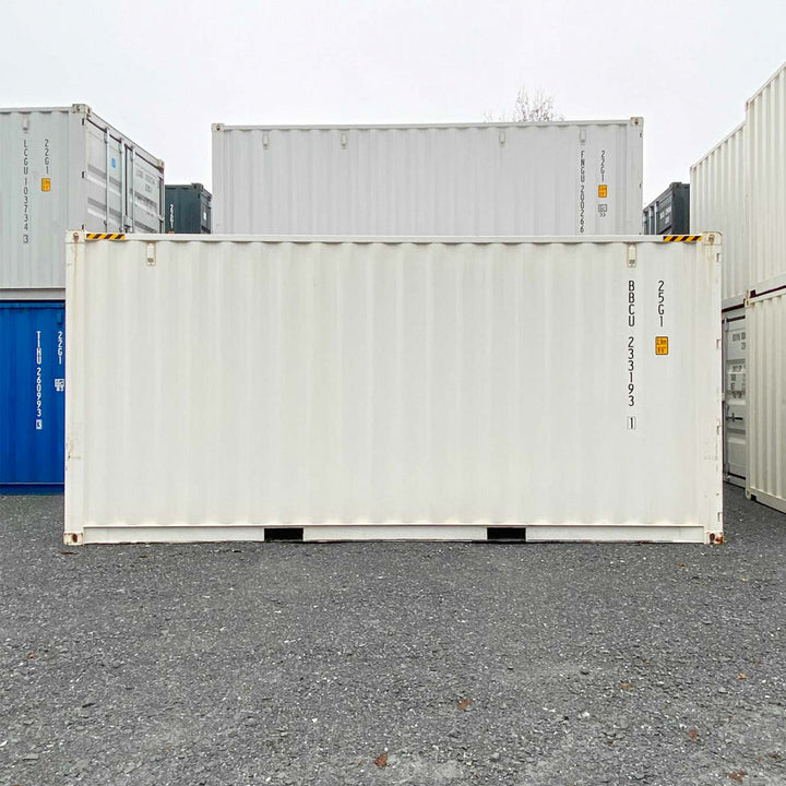 CONTENEDOR MARITIMO DE 20 PIES HC BlANCO ( SEMINUEVO)